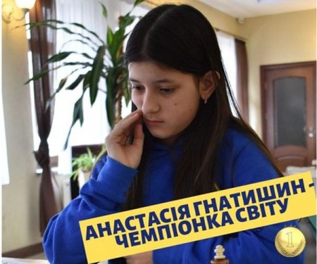 Львів’янка стала чемпіонкою світу зі швидких шахів серед юнаків та кадетів